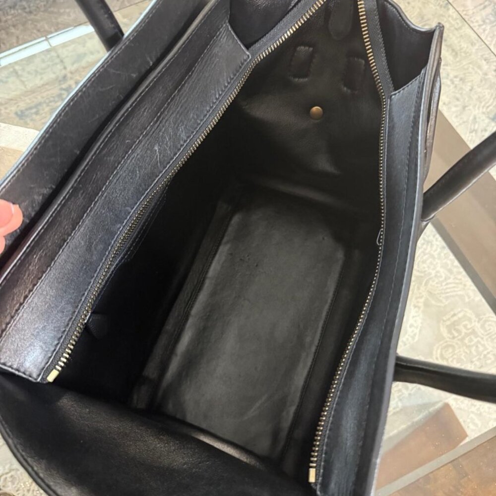 Celine Phyton Suede Large Tote Bag - Picture 5 of 7